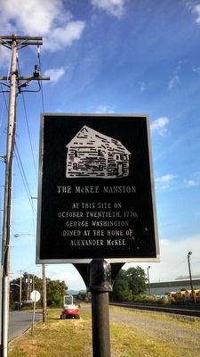 The McKee Mansion Marker. Click for full size. The McKee Mansion Marker image. Click for full size.
