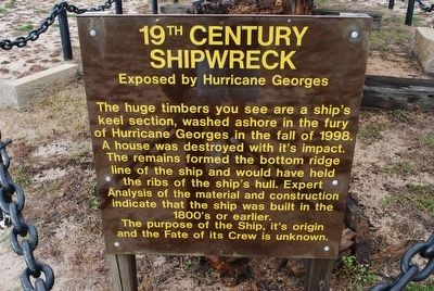 19th Century Shipwreck Marker image. Click for full size.
