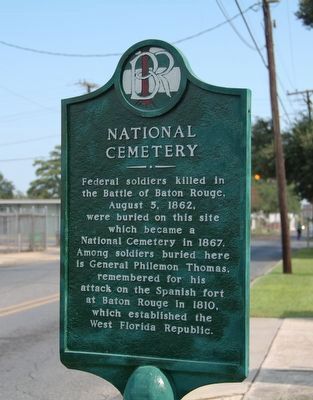 National Cemetery Marker image. Click for full size.
