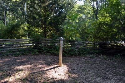 Support Post for Elizabeth Female Academy Marker image. Click for full size.