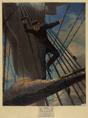 “Damn the Torpedoes!” Art image. Click for full size.