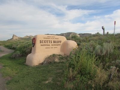 Scotts Bluff National Monument image. Click for full size.