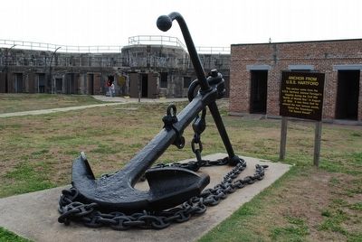 Anchor From U.S.S. Hartford Marker. Click for full size. Anchor From U.S.S. Hartford Marker image. Click for full size.