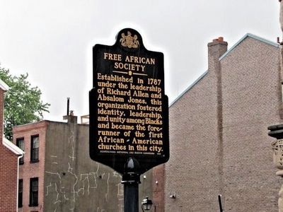 Free African Society Marker image. Click for full size.