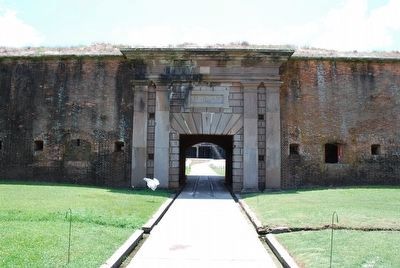 Fort Morgan Entrance image. Click for full size.