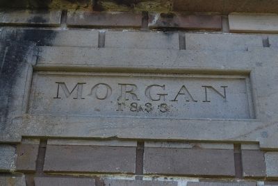 Fort Morgan Entrance Marker image. Click for full size.