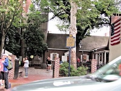 Welcome to the Betsy Ross House Marker. Click for full size. Welcome to the Betsy Ross House Marker image. Click for full size.