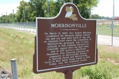 Morrisonville Marker image. Click for full size.