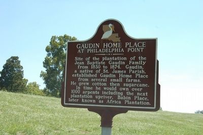 Gaudin Home Place Marker image. Click for full size.