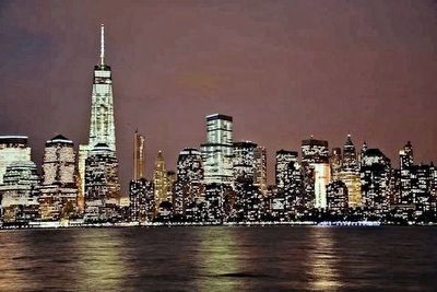 The Manhattan Skyline - 2015 image. Click for full size.