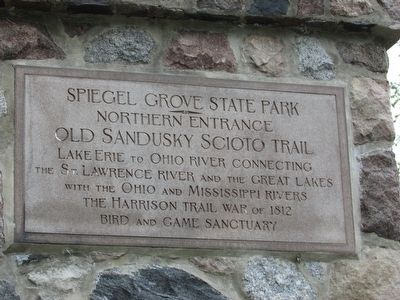 Spiegel Grove State Park Marker. Click for full size. Spiegel Grove State Park Marker image. Click for full size.