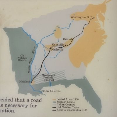 A National Road from Natchez to Washington D.C. image. Click for full size.