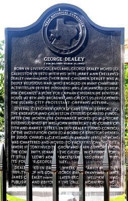 George Dealey Marker (restored) image. Click for full size.
