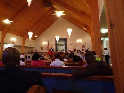 Oakville Missionary Baptist Church Sanctuary. Click for full size. Oakville Missionary Baptist Church Sanctuary image. Click for full size.