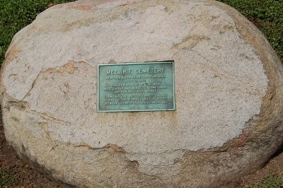 Metairie Cemetery Marker. Click for full size. Metairie Cemetery Marker image. Click for full size.