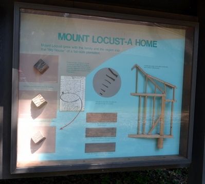 Mount Locust - A Home Marker image. Click for full size.