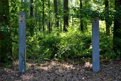 Support Posts for Missing Bullen Creek Marker image. Click for full size.
