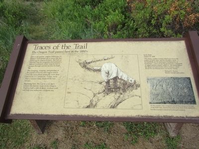 Traces of the Trail Marker image. Click for full size.