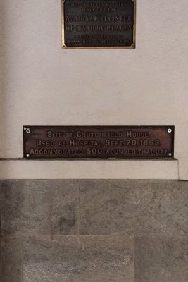 Site of Crutchfield House Marker. Click for full size. Site of Crutchfield House Marker image. Click for full size.