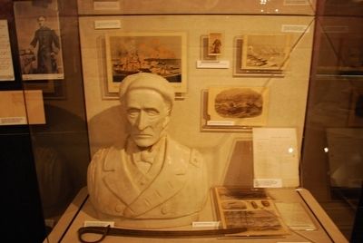 The Museum of Mobile- Franklin Buchanan & David Farragut Display image. Click for full size.