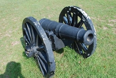 Battle of Blakeley Cannon image. Click for full size.
