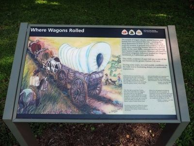 Where Wagons Rolled Marker image. Click for full size.