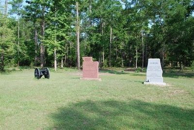 Fort Blakely and Alabama Markers. Click for full size. Fort Blakely and Alabama Markers image. Click for full size.
