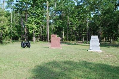 Fort Blakely and Alabama Markers image. Click for full size.