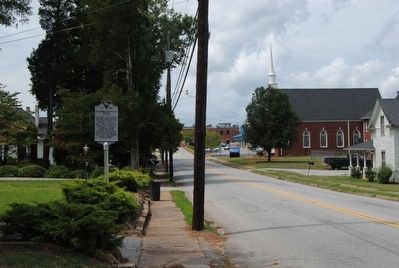 Chamberlain-Kay House Marker<br>Reverse, Looking West Along River Street. Click for full size. Chamberlain-Kay House Marker<br>Reverse, Looking West Along River Street image. Click for full size.