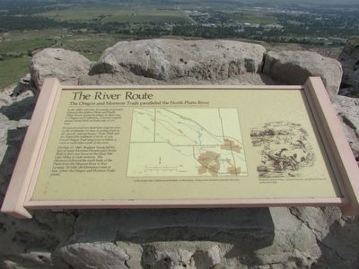 The River Route Marker image. Click for full size.
