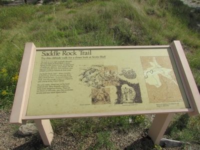 Saddle Rock Trail Marker image. Click for full size.
