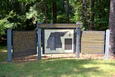 Lower Choctaw Boundary Marker image. Click for full size.
