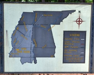 Center Panel - Map of Lower Choctaw Boundary image. Click for full size.