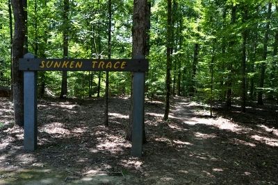 Sunken Trace Marker (Previously Missing). Click for full size. Sunken Trace Marker (Previously Missing) image. Click for full size.