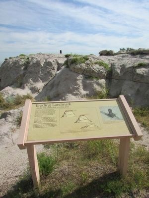 Eroding Landmark Marker. Click for full size. Eroding Landmark Marker image. Click for full size.