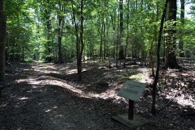 Interpretive Sign on the Trail to Grindstone Ford image. Click for full size.