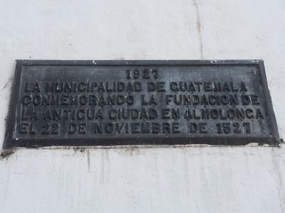 Founding of the First Capital of Guatemala Marker image. Click for full size.