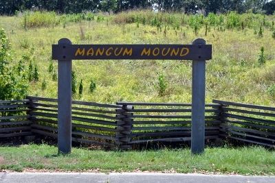 Mangum Mound Marker (Missing) image. Click for full size.