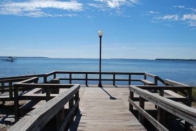 St. Andrews Bay from Oaks by the Bay Dune Walkover image. Click for full size.