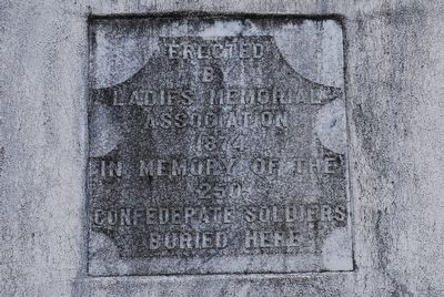 Confederate Memorial Marker. Click for full size. Confederate Memorial Marker image. Click for full size.
