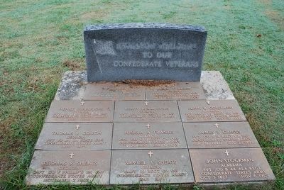 Kingston Memorial to Our Confederate Veterans. Click for full size. Kingston Memorial to Our Confederate Veterans image. Click for full size.