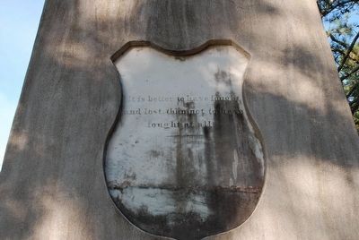 Confederate Memorial Cassville Cemetery (Back) image. Click for full size.