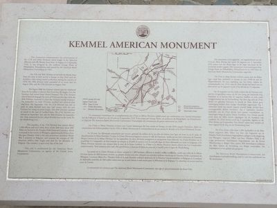 Kemmel American Monument Marker image. Click for full size.