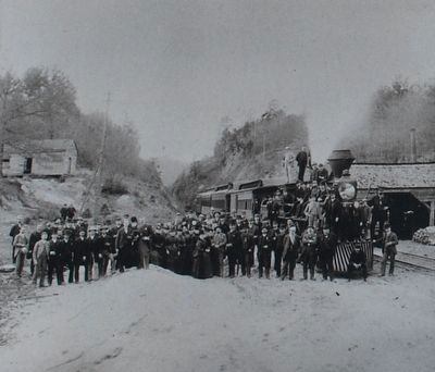 1887 photo - posing with the General at Allatoona Pass image. Click for full size.