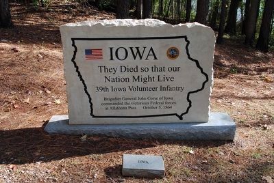 Iowa Marker. Click for full size. Iowa Marker image. Click for full size.