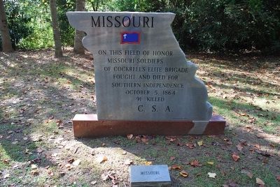 Missouri Marker. Click for full size. Missouri Marker image. Click for full size.