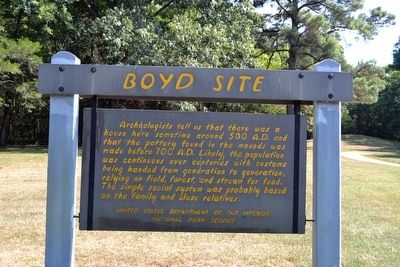 Boyd Site Marker. Click for full size. Boyd Site Marker image. Click for full size.