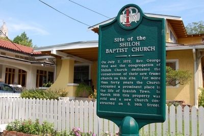 Site of the Shiloh Baptist Church Marker image. Click for full size.