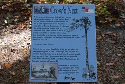 The Crow's Nest Marker image. Click for full size.