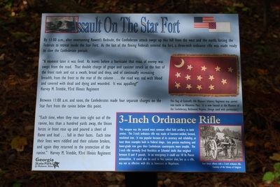 Assault On The Star Fort Marker image. Click for full size.